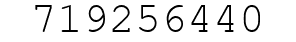 Number 719256440.