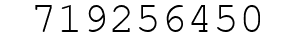 Number 719256450.