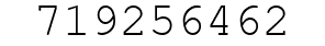 Number 719256462.