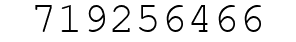 Number 719256466.