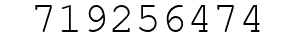 Number 719256474.