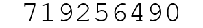 Number 719256490.