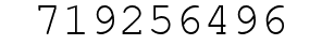 Number 719256496.