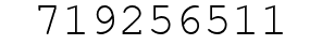 Number 719256511.