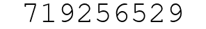 Number 719256529.