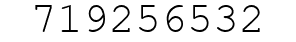 Number 719256532.