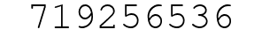 Number 719256536.