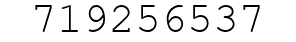 Number 719256537.