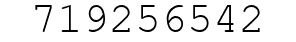 Number 719256542.