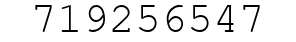 Number 719256547.