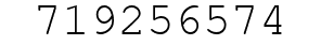 Number 719256574.
