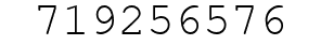 Number 719256576.