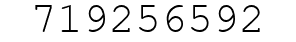 Number 719256592.