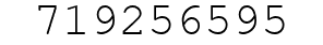 Number 719256595.