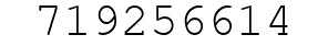 Number 719256614.
