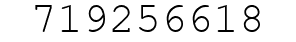 Number 719256618.