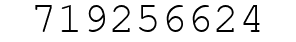 Number 719256624.