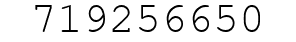 Number 719256650.