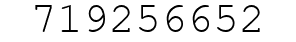 Number 719256652.