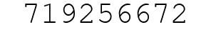 Number 719256672.