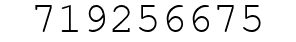 Number 719256675.