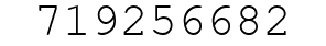 Number 719256682.