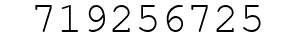 Number 719256725.