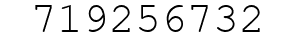 Number 719256732.
