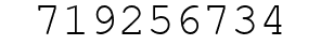 Number 719256734.
