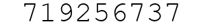 Number 719256737.