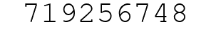 Number 719256748.