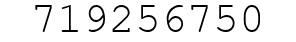 Number 719256750.