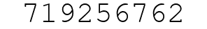 Number 719256762.