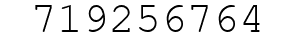 Number 719256764.