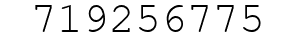 Number 719256775.