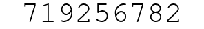 Number 719256782.