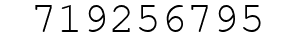 Number 719256795.