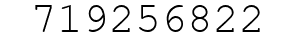 Number 719256822.