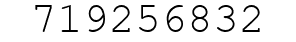 Number 719256832.