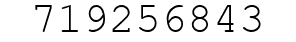 Number 719256843.