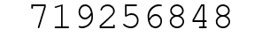 Number 719256848.