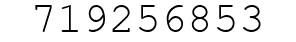 Number 719256853.