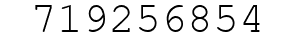 Number 719256854.