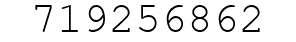 Number 719256862.