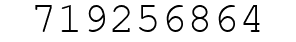 Number 719256864.
