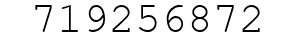 Number 719256872.