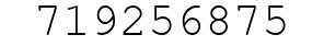 Number 719256875.