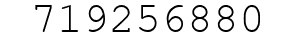 Number 719256880.