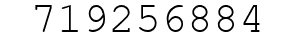 Number 719256884.