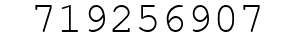 Number 719256907.